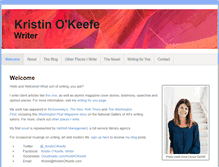 Tablet Screenshot of kristinokeefe.com